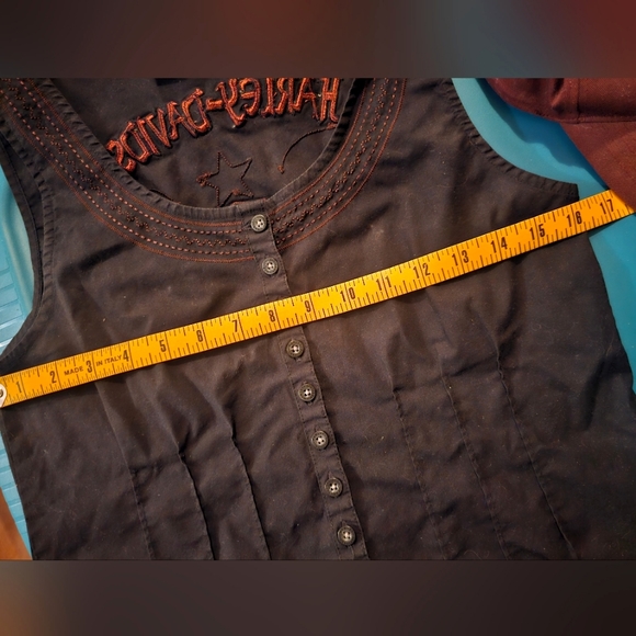 Harley-Davidson Button Up Vest - Picture 4 of 6